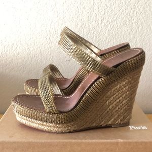 Christian Louboutin wedges 40